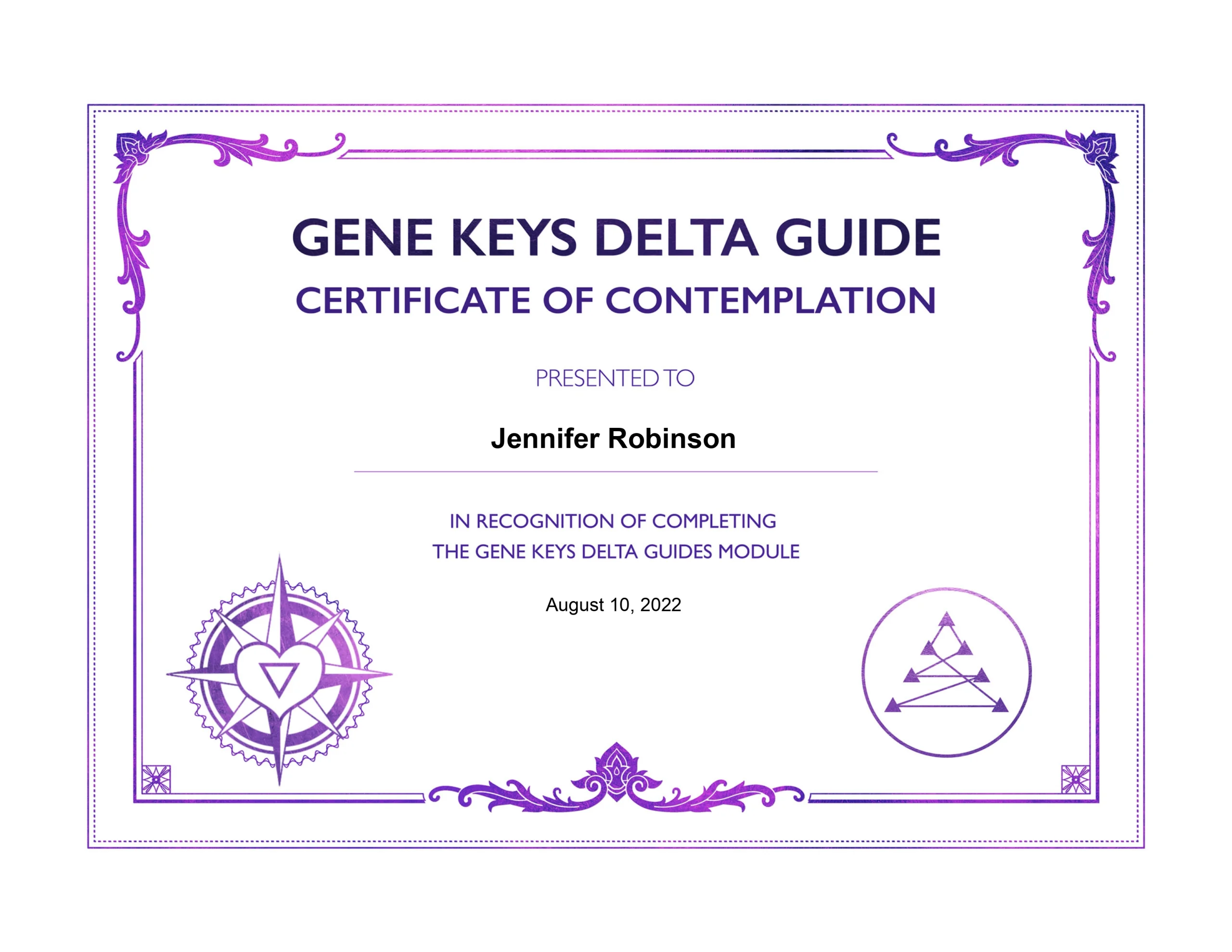 Delta-guides-certificate
